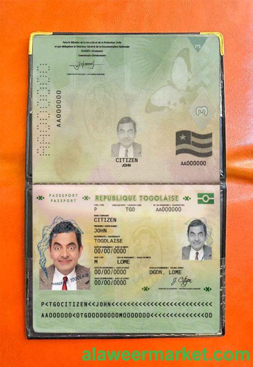 Togo passport photo look